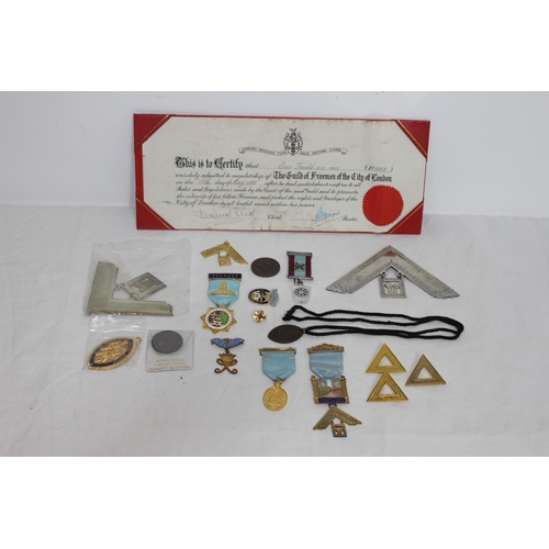 350 - QUANTITY OF FREEMASONS EPHEMERA