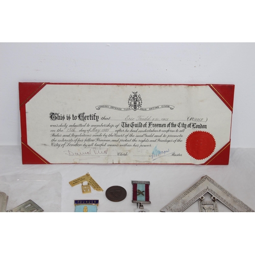 350 - QUANTITY OF FREEMASONS EPHEMERA