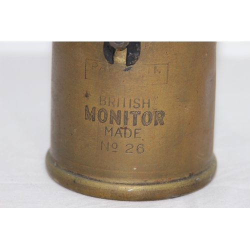 357 - VINTAGE BRITISH MONITOR MADE BLOW TORCH,STOVE and OIL CAN
21 X 25CM