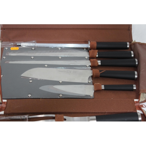 369 - EXCLUSIVE LINE 9 PIECE KNIFE SET