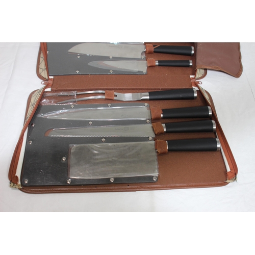 369 - EXCLUSIVE LINE 9 PIECE KNIFE SET