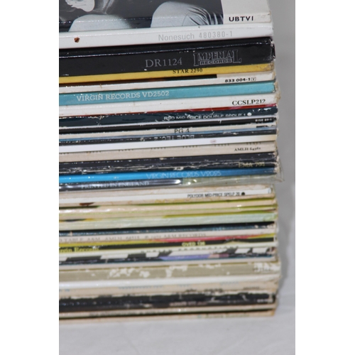 380 - QUANTITY OF RECORDS INCLUDING BEATLES, BOWIE, SIMPLE MINDS, SEX PISTOLS AND MANY OTHERS