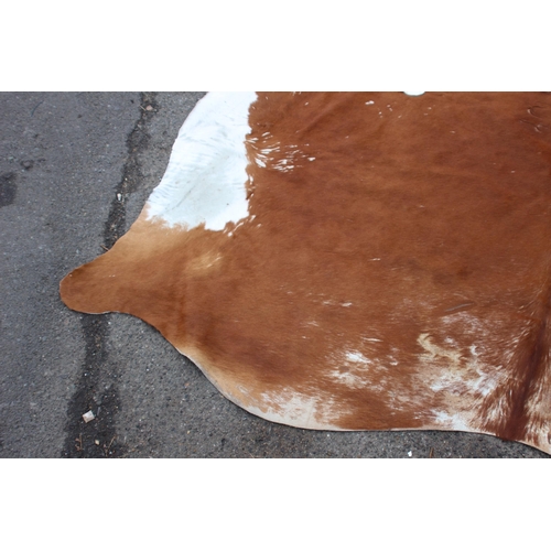 93 - 2 X ANIMAL HIDE RUGS 
220 X 208CM