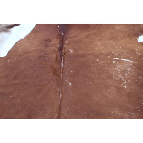 93 - 2 X ANIMAL HIDE RUGS 
220 X 208CM