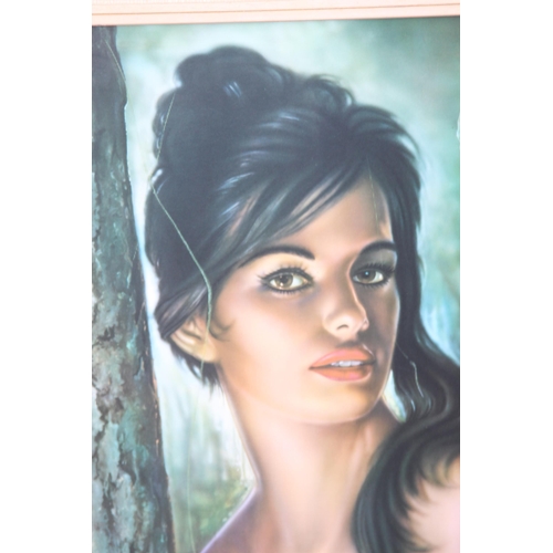 170 - VINTAGE 1960'S J H LYNCH OF TINA FRAME PICTURE 
71 X 57CM