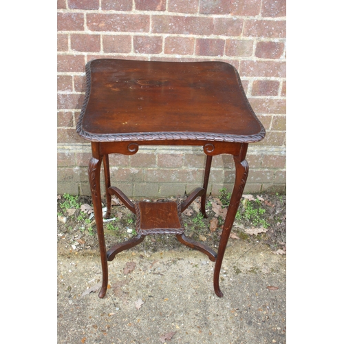 48 - QUANTITY OF 5  EDWARDIAN SIDE TABLES ETC