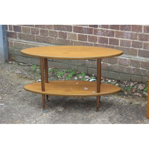 50 - RETRO TELEPHONE TABLE AND SIDE TABLE 
85 X 36 X 48CM