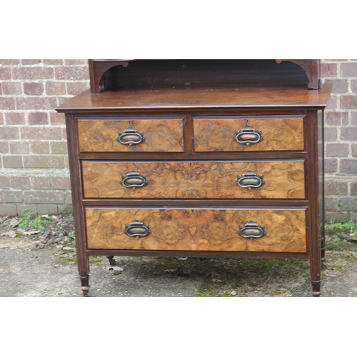 56 - VINTAGE EDWARDIAN DRESSING TABLE CHEST OF DRAWERS 
108 X 52 X 167CM