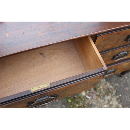 56 - VINTAGE EDWARDIAN DRESSING TABLE CHEST OF DRAWERS 
108 X 52 X 167CM