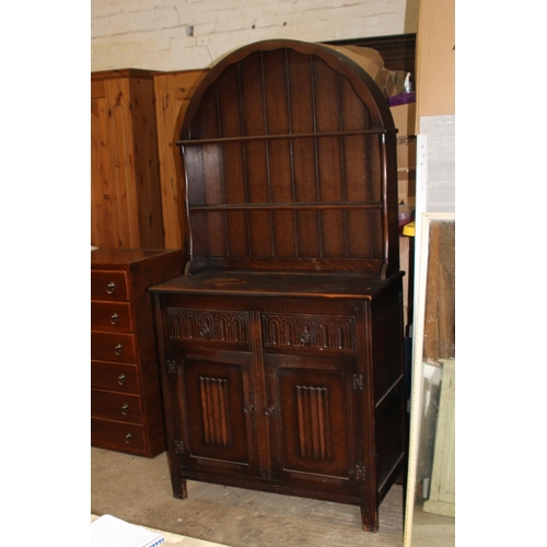 57 - VINTAGE PRIORY DUTCH DRESSER
91 X 44 X 188CM