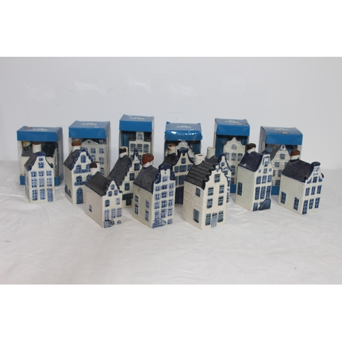 242 - QUANTITY OF VINTAGE KLM DECANTER HOUSES BY SIMON RYNBENDE TO INCLUDE BOXED 7, 35, 45, 46, 48, 49 AND... 