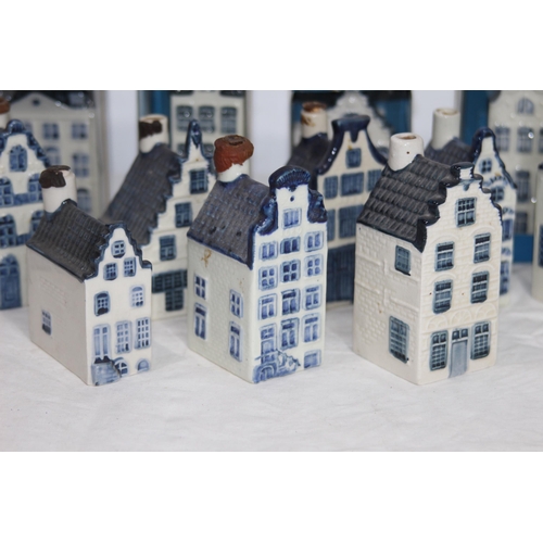 242 - QUANTITY OF VINTAGE KLM DECANTER HOUSES BY SIMON RYNBENDE TO INCLUDE BOXED 7, 35, 45, 46, 48, 49 AND... 