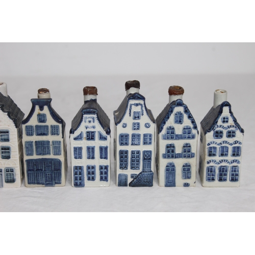 242 - QUANTITY OF VINTAGE KLM DECANTER HOUSES BY SIMON RYNBENDE TO INCLUDE BOXED 7, 35, 45, 46, 48, 49 AND... 