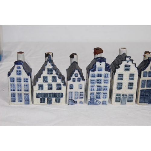 242 - QUANTITY OF VINTAGE KLM DECANTER HOUSES BY SIMON RYNBENDE TO INCLUDE BOXED 7, 35, 45, 46, 48, 49 AND... 