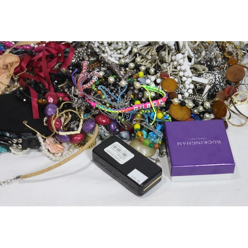 408 - QUANTITY OF COSTUME JEWELLERY