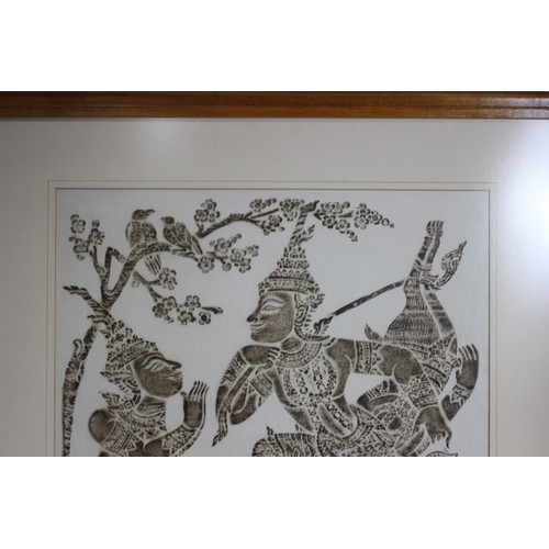 160 - ORIENTAL PICTURE 
67 X 67CM