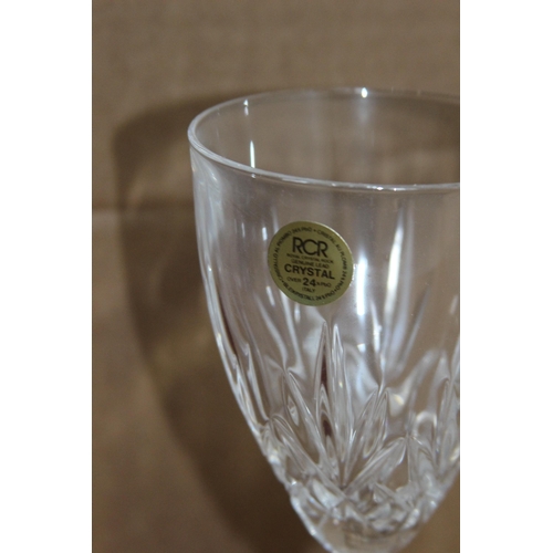 261 - VINTAGE SAILSBURY SET OF 6 WINE GLASSES