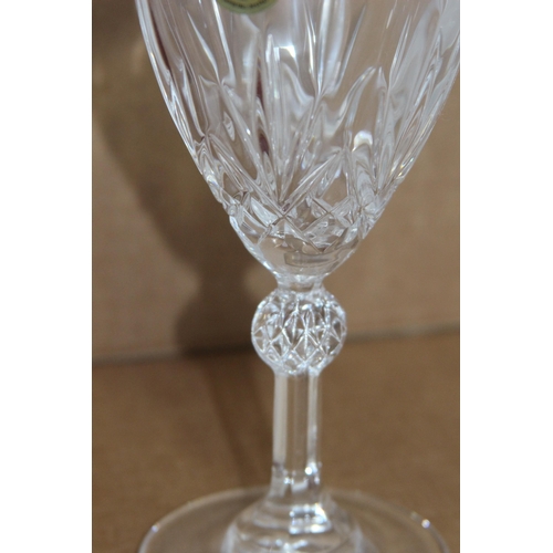 261 - VINTAGE SAILSBURY SET OF 6 WINE GLASSES