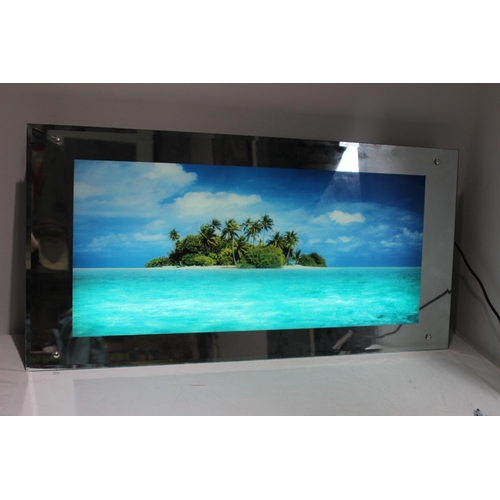 192 - ISLAND BEACH LIGHT UP BOX WITH SOUND 
96 X 50CM