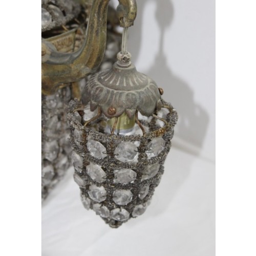 127 - ANTIQUE CHANDELIER
69CM