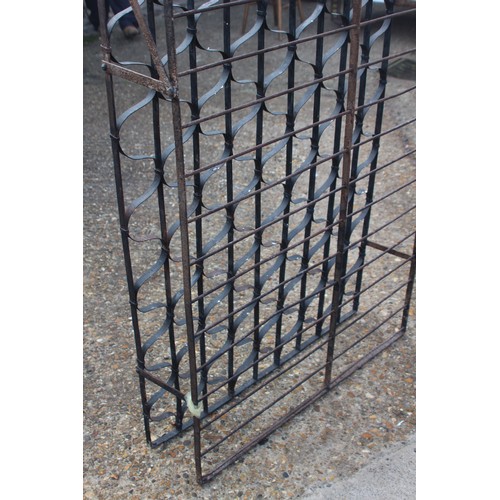 72 - ANTIQUE WINE RACK
90 X 21 X 152CM