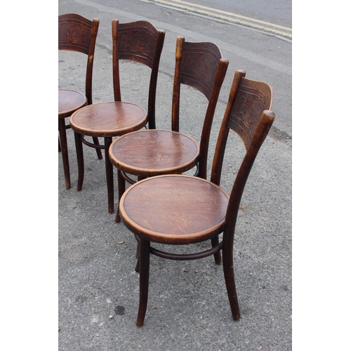 20 - 4 X OLD VINTAGE THONET BENTWOOD CAFE DINING CHAIRS
42 X 42 X 90CM