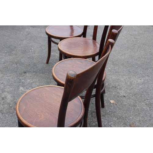 20 - 4 X OLD VINTAGE THONET BENTWOOD CAFE DINING CHAIRS
42 X 42 X 90CM