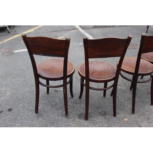 20 - 4 X OLD VINTAGE THONET BENTWOOD CAFE DINING CHAIRS
42 X 42 X 90CM