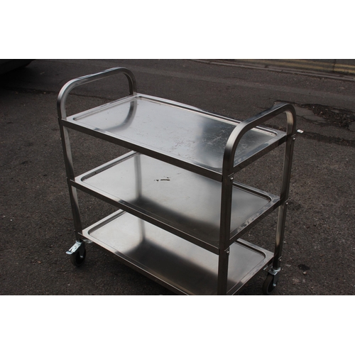 25 - CATERING METAL TROLLEY 
86 X 45 X 86CM