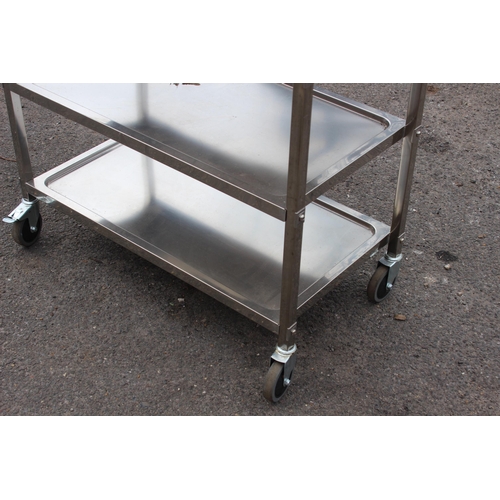 25 - CATERING METAL TROLLEY 
86 X 45 X 86CM