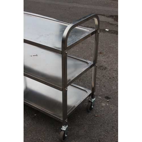 25 - CATERING METAL TROLLEY 
86 X 45 X 86CM