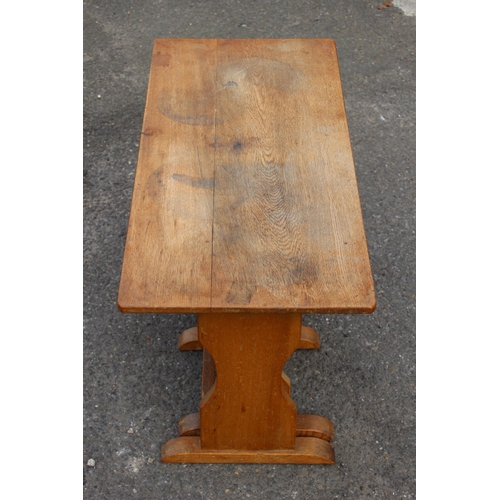 30 - PINE NEST OF TABLES COFFEE TABLE 
68 X 38 X 42CM