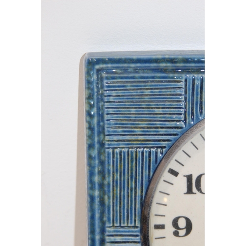 539 - VINTAGE GERMAN ANKRA  - JUNGHANS 50'S/ 60'S CERAMIC WALL CLOCK
22 X 3.5CM