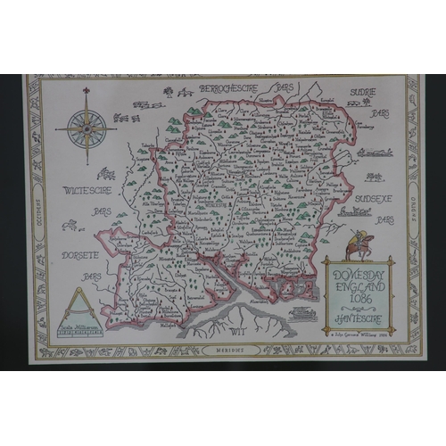 153 - 3 X VINTAGE MAPS 
62 X 51CM