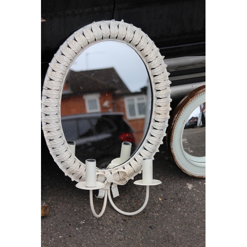 154 - 3 X VINTAGE MIRRORS
54 X 37CM