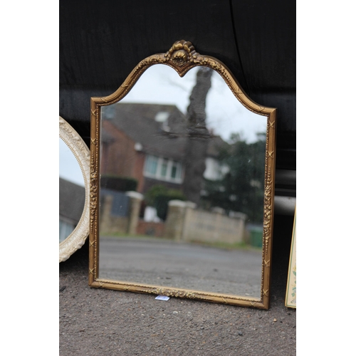 156 - 3 X VARIOUS MIRRORS
66 X 50CM