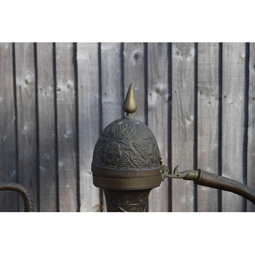 126 - LARGE BRASS COFFEE POT
130CM