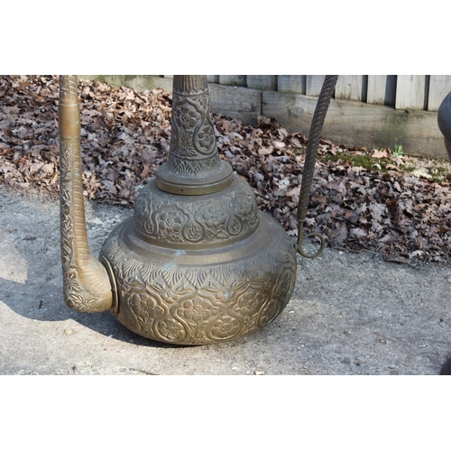 126 - LARGE BRASS COFFEE POT
130CM