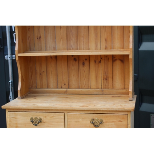 38 - PINE DRESSER
92 X 48 X 224CM