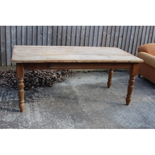 40 - FARMHOUSE PINE DINING TABLE 
183 X 90 X 78CM