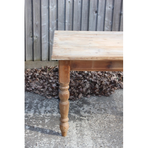 40 - FARMHOUSE PINE DINING TABLE 
183 X 90 X 78CM