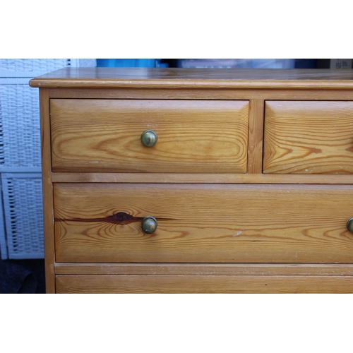 42 - PINE CHEST OF DRAWERS - A/F
96 X 42 X 112CM