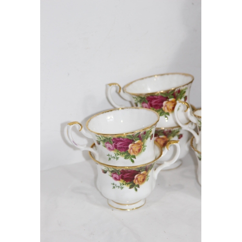 211 - LARGE QUANTITY OF ROYAL ALBERT CHINA 
42CM