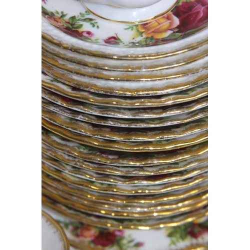 211 - LARGE QUANTITY OF ROYAL ALBERT CHINA 
42CM