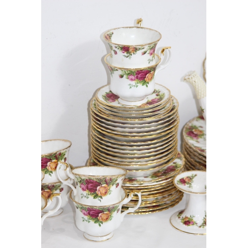 211 - LARGE QUANTITY OF ROYAL ALBERT CHINA 
42CM