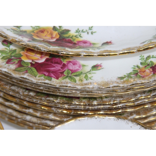 211 - LARGE QUANTITY OF ROYAL ALBERT CHINA 
42CM