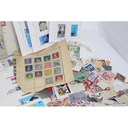 256 - BOX OF STAMPS AND FIRST DAY COVERS