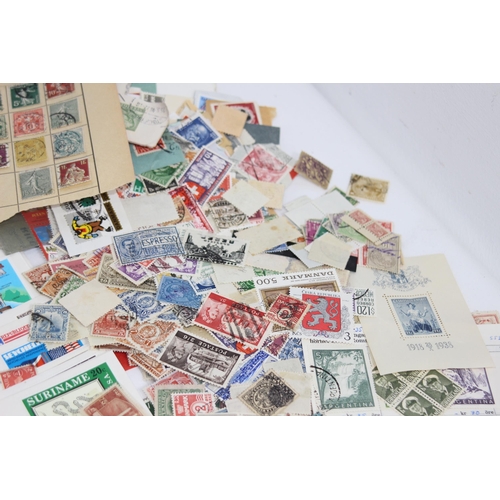 256 - BOX OF STAMPS AND FIRST DAY COVERS