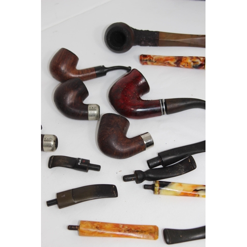 260 - QUANTITY OF SMOKING EPHEMERA INCLUDING PIPES ETC