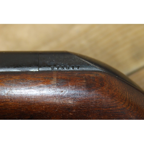 509 - BSA CADET .177 AIR RIFLE - SERIAL NO - B73817 WITH A WEBLEY BOX